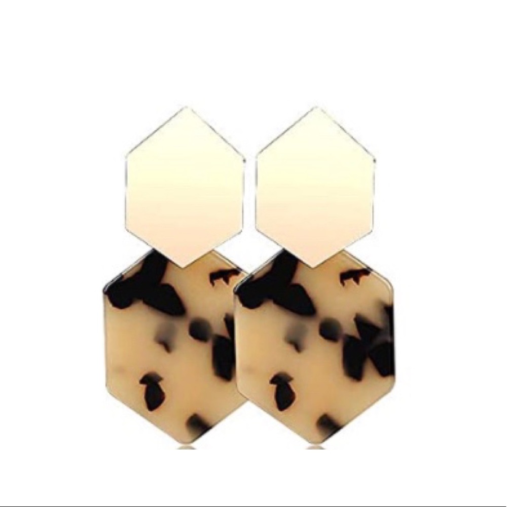 Leopard Acrylic Earrings